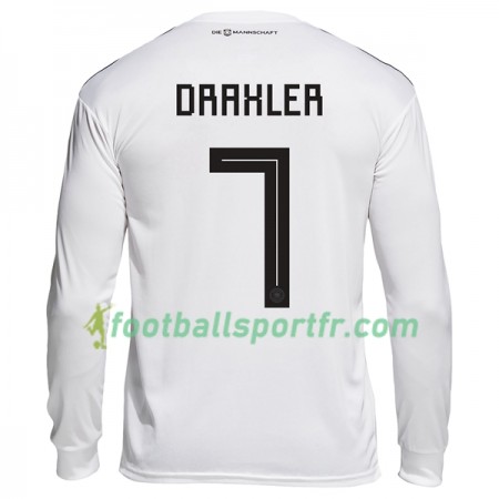 Tenue Allemagne Draxler 7 Domicile Coupe du monde 2018 Maillot de Foot ML